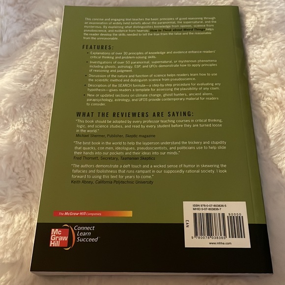How To Think About Weird Things (TEXTBOOK - 7th Edition) by Theodore Schick Jr. - Picture 2 of 3